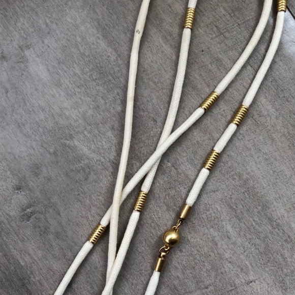 Madewell choker white and gold - Picture 2 of 3